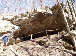 Leaving Skylight Cave