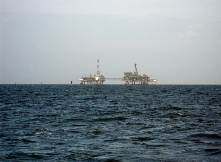 Offshore oil rigs