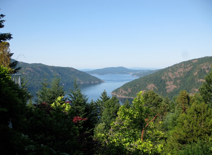 View from Pat's Malahat friend Sean's